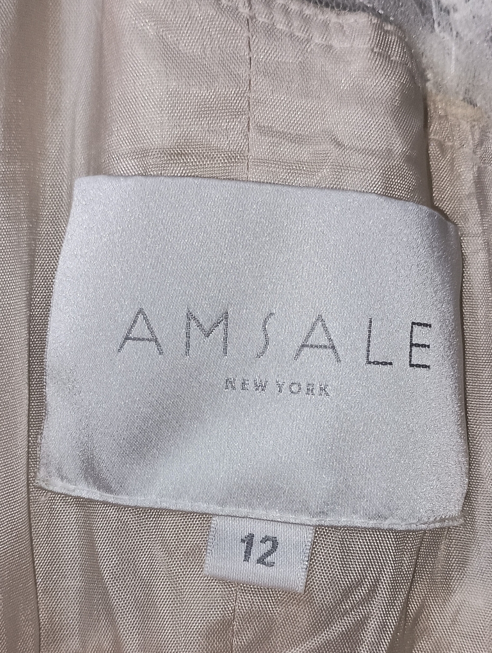 Amsale Ryan Teal Length Ivory Lace  Pleated Aline Formal Dress 12 - Picture 4 of 16